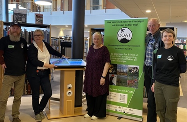 COAT informasjonsskjerm lansert på Vadsø bibliotek