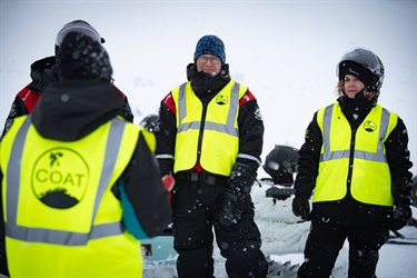 Statsråden med på ekspedisjon til klimaforskningens frontlinje på Varangerhalvøya