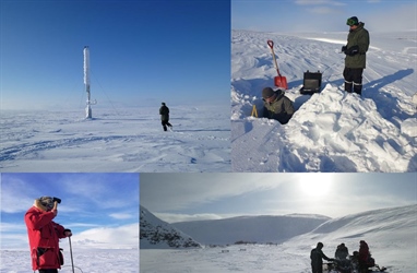 This year's snow measurements in Komagdalen and Vestre Jakobselv have been carried out