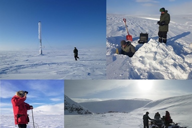 This year's snow measurements in Komagdalen and Vestre Jakobselv have been carried out